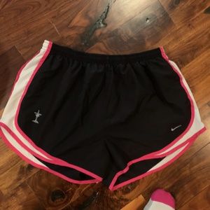 XL black nike dri-fit shorts